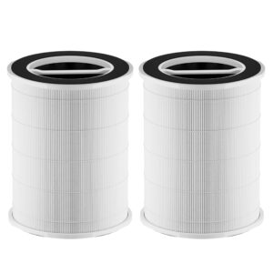 CHAMONNY P200S/G200S Filter Replcement, Compatible with Ganiza G200S/G200 and Welov P200S/P200 Pro Air Purifier, 3-in-1 H13 True HEPA Filter and Pre-Filter, 2 Pack