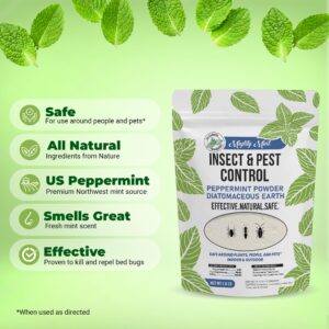 Mighty Mint Insect & Pest Control, Diatomaceous Earth Peppermint Powder, 1 lb