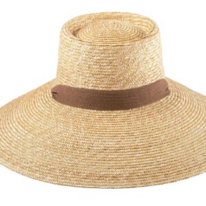 Lack of Color Women's Paloma Wide-Brimmed Straw Sun Hat (Small, Natural)