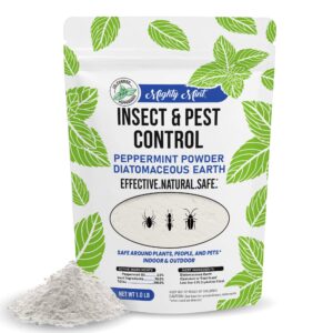 Mighty Mint Insect & Pest Control, Diatomaceous Earth Peppermint Powder, 1 lb