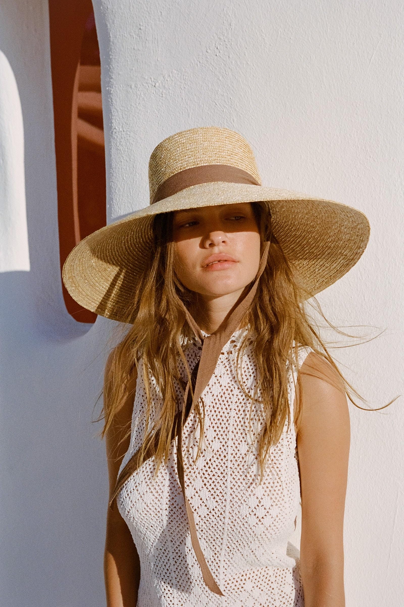 Lack of Color Women's Paloma Wide-Brimmed Straw Sun Hat (Small, Natural)