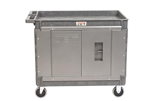 JET PUC-4126 Resin Utility Cart with JT1-126 LOAD-N-LOCK Security System