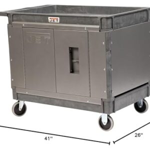 JET PUC-4126 Resin Utility Cart with JT1-126 LOAD-N-LOCK Security System