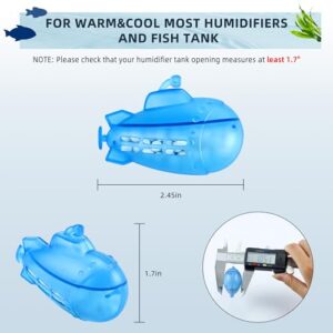 AMI PARTS Humidifier Cleaner Float Submarine for Warm&Cool Most Humidifiers and Fish Tank, Purifie Water, Soften Hard Water, Prevents Hard Water Build-Up, Universal Humidifier Tank Cleaner (6 Pack)