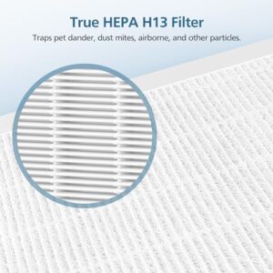 2-Pack 3-in-1 Purezone Replacement Filter, Compatible with Pure Enrichment PureZone Air Purifier, H13 Grade True HEPA Filter, Part#PEAIRFIL