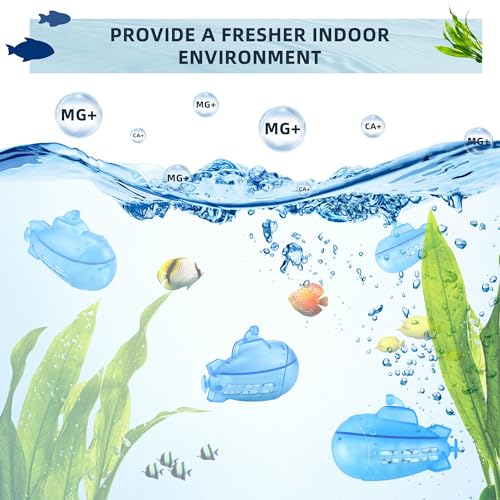 AMI PARTS Humidifier Cleaner Float Submarine for Warm&Cool Most Humidifiers and Fish Tank, Purifie Water, Soften Hard Water, Prevents Hard Water Build-Up, Universal Humidifier Tank Cleaner (6 Pack)