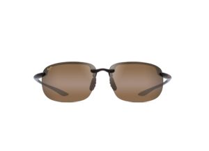 maui jim hookipa xlarge oval sunglasses, tortoise/hcl bronze polarized, extra large