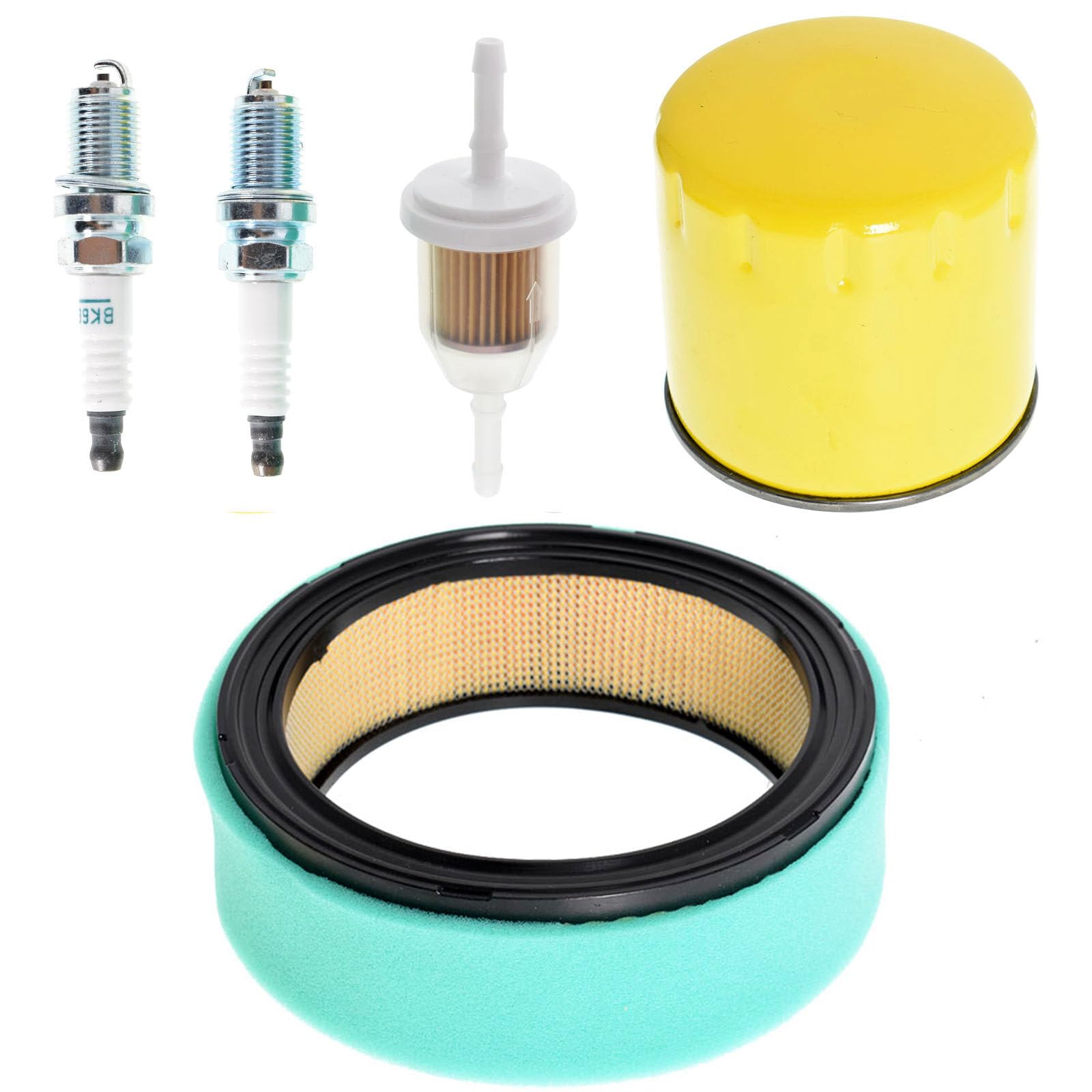 Autoparts 47 883 03-S1 Air Filter 52-050-02-S Oil Filter Replacement for Kohler 47 083 03-S1 47 083 03 Command CV17-CV23 CV724-CV740 CH18-25 CH730-740 Engine Lawn Mower