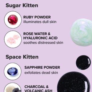 I DEW CARE Starry Kitten Night - Peel Off Masks and Headband Set | Hydrating, Illuminating, Exfoliating, Star-patterned Headband, Gifts Set for Women and Girls