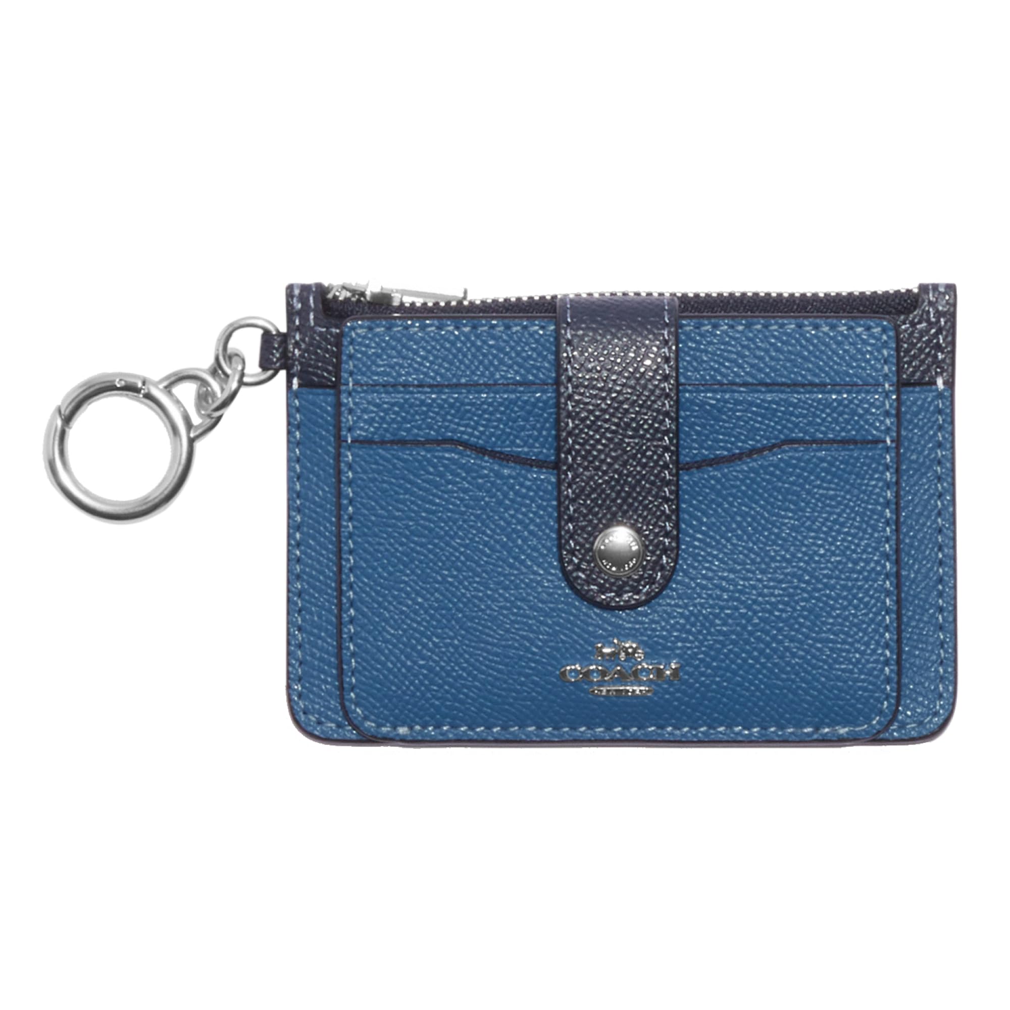 Coach Contrast Trim Attachment Card Case