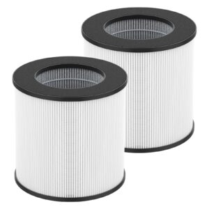 kj150 kj910 sy910 replacement filter compatible with druiap kj150, muliap & generic kj910, cwxwei sy910 (af3001) air purifier, h13 true hepa filter, 3-stage filtration, not for druiap kj80,2 pack