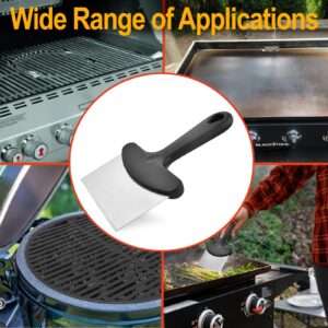 RTT Heavy Duty Grill Scraper for Blackstone Griddle Accessories,Stainless Steel Griddle Scraper,Sturdy Food Scraper Griddle Scraper-Heavy Duty Stainless Steel Grill Scraper for Blackstone Cleaning