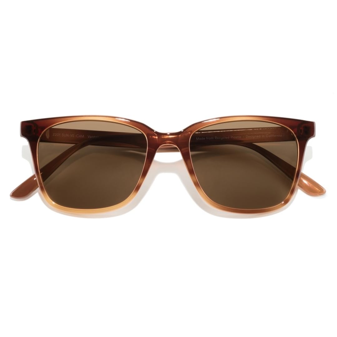 Sunski Ventana - Polarized Recycled Sunglasses (Caramel Amber)