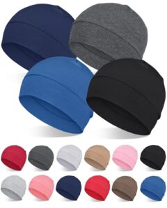 sleeping cap for chemo cotton men women with hair loss bald head cover cancer beanie for women