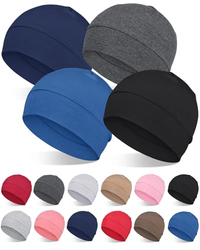 Sleeping Cap for Chemo Cotton Men Women with Hair Loss Bald Head Cover Cancer Beanie for Women