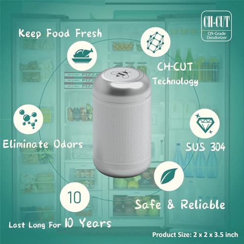 Magic Capsule-2024 NEW Upgrade-Refrigerator Deodorizer, Lasts for 10 Years, Odor Eliminator, Fridge Deodorizer, Beats Baking Soda and Bamboo Charcoal Air Purifying Bags