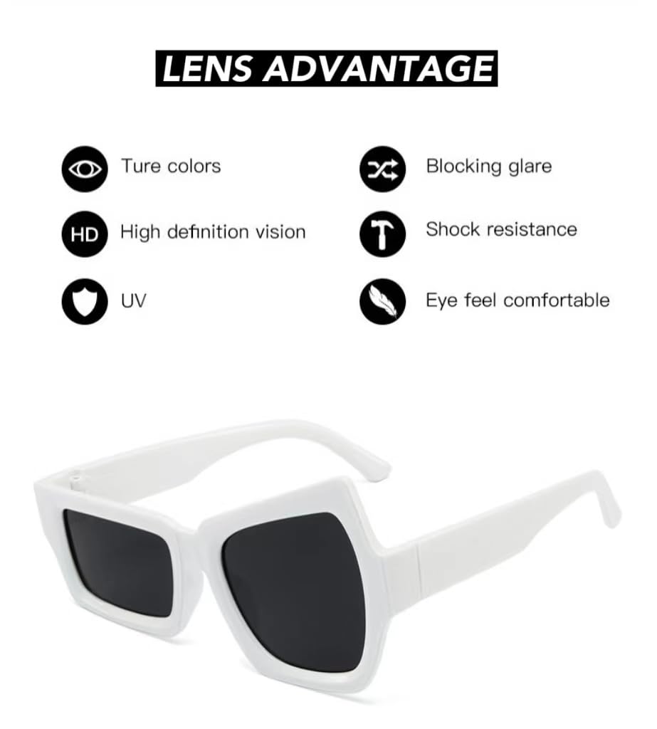 WJIANKPA Men's and Women'sFashionable Sunglasses,UV Protection Sunglasse,Cool Design,High-Definition Lens.