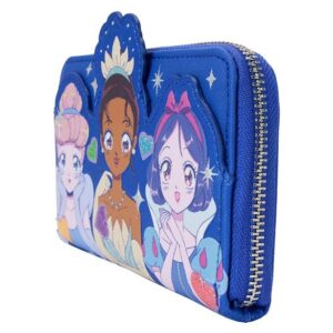 Loungefly Disney Princess Manga Style Zip Around Wallet