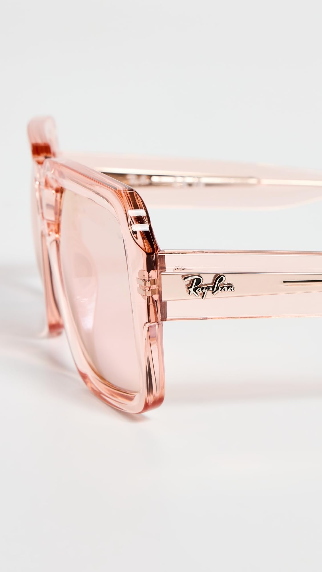 Ray-Ban Women's RB4408 Magellan Sunglasses, Transparent Pink, One Size