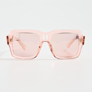 Ray-Ban Women's RB4408 Magellan Sunglasses, Transparent Pink, One Size