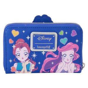 Loungefly Disney Princess Manga Style Zip Around Wallet