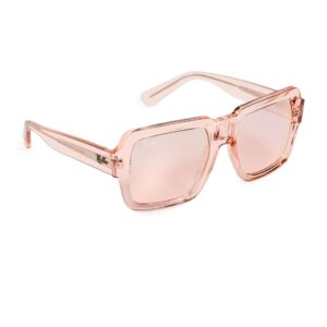 Ray-Ban Women's RB4408 Magellan Sunglasses, Transparent Pink, One Size