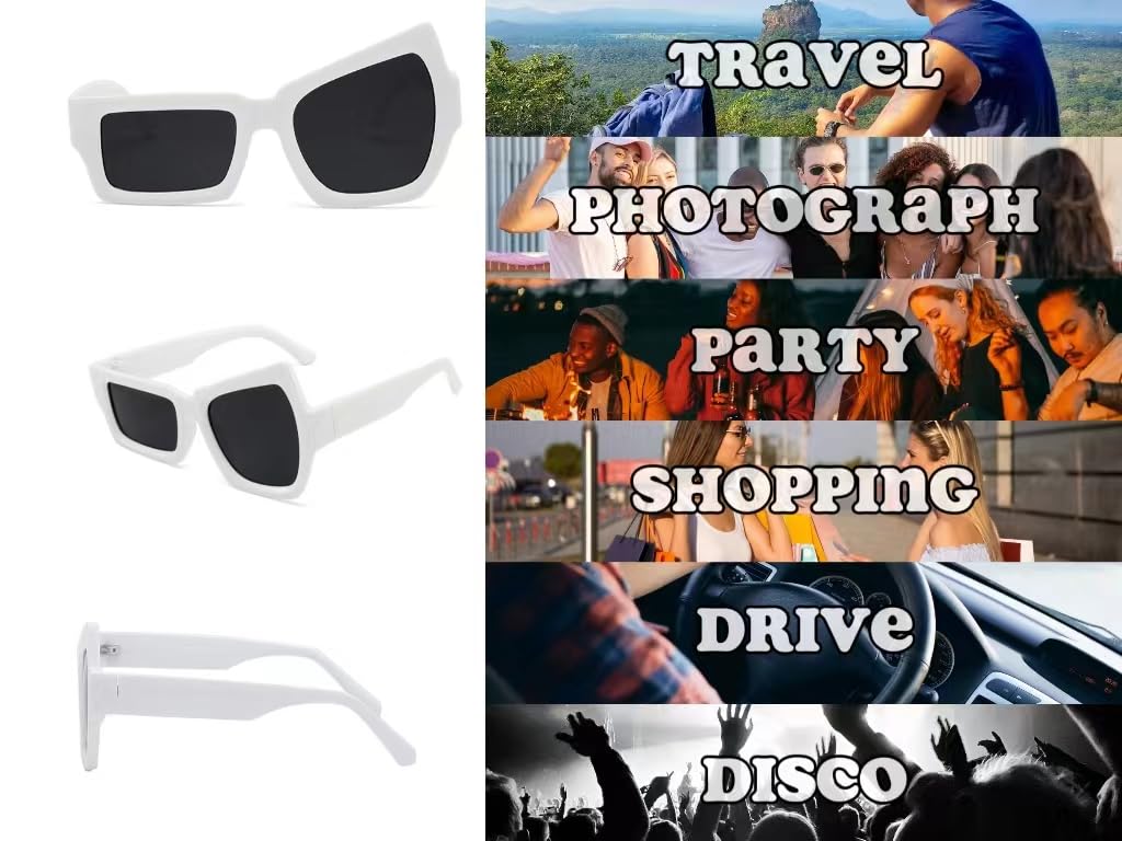 WJIANKPA Men's and Women'sFashionable Sunglasses,UV Protection Sunglasse,Cool Design,High-Definition Lens.