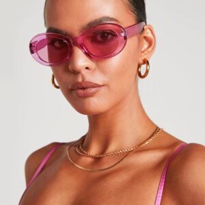 Matcheck 8 Pack Mixed Hotpink Clear Color Sunglasses Classic Retro Party Favors Eyewear Costume Accessories Bulk Glasses for Women