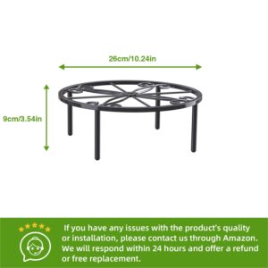 bussdis 10.24IN Short Plant Stand-Heavy Duty Flower Pot Stand, Potted Plant Holder, Anti-rust Metal Plant Pot Shelf for Room Indoor and Outdoor Courtyard, Gardens.