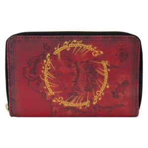 Loungefly Lord of the Rings The One Ring Zip Around Wallet, Black