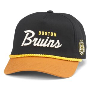 american needle boston bruins nhl roscoe adjustable snapback baseball hat (23008a-bbr-blha)