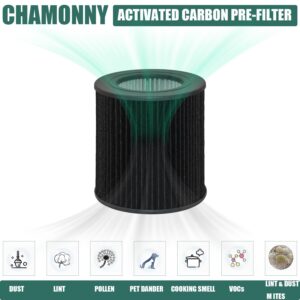 CHAMONNY Air Mini PECO-HEPA Tri-Power Filter Replacement, Compatible with Molekule PECO-HEPA Tri-Power Air Mini and Air Mini+ Air Purifier, 1 Pack