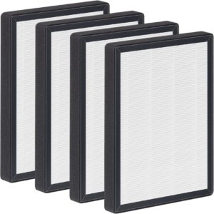 prohepa 9000 true hepa filters replacement compatible with veva prohepa 9000, 4 true hepa filters