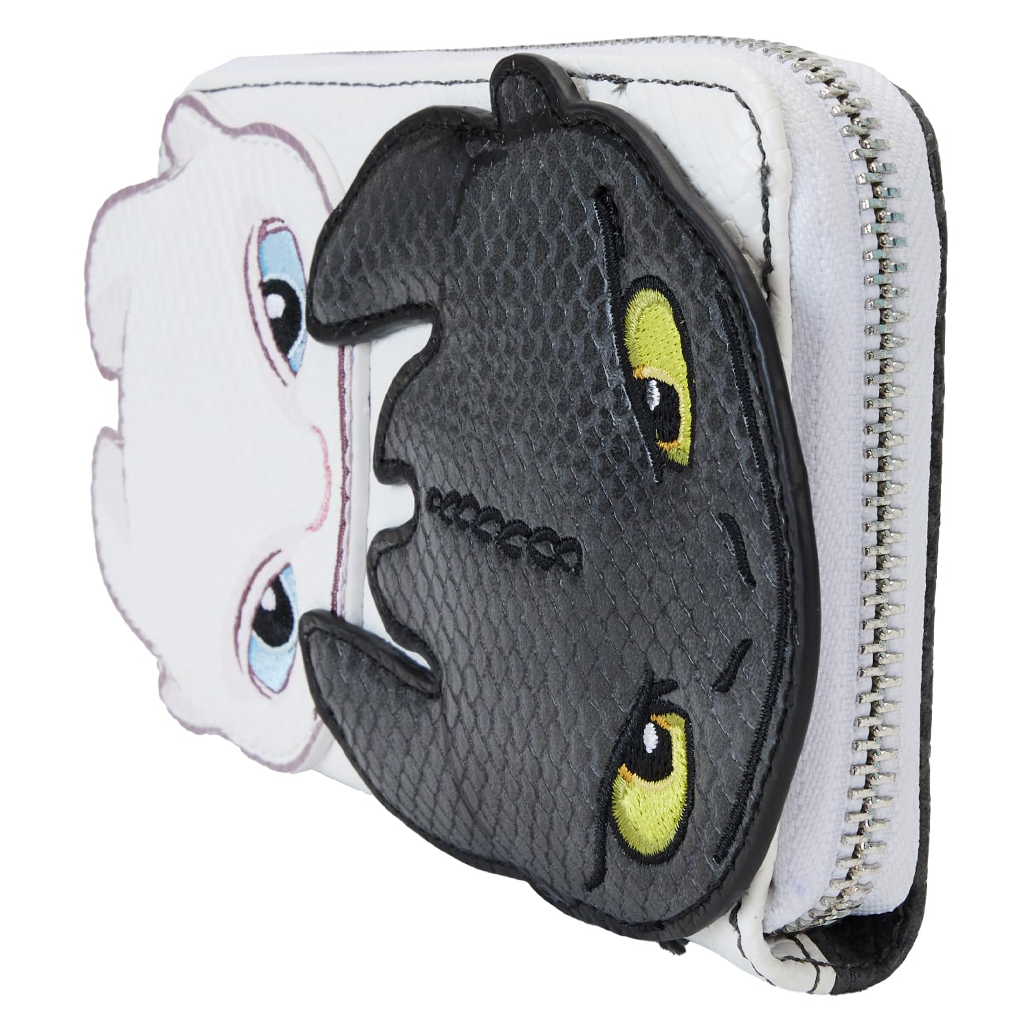 Loungefly How to Train Your Dragon Light and Night Fury Zip Around Wallet