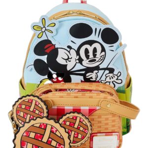 Loungefly Disney Mickey and Friends Picnic Basket Mini Backpack with Coin Bag