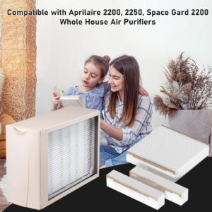 Carmerny 3 Pack 401 Furnace Filter Replacement Compatible with AprilAire 2400, Space-Gard 2400 Whole-House Air Cleaner Purifiers - MERV 13, 16x25x6 Air Filter