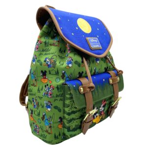 Loungefly Mickey, Minnie, & Friends Camping Scene Rucksack