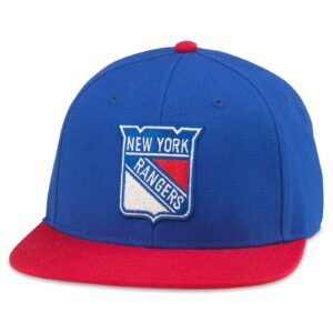 american needle new york rangers archive 400 adjustable snapback baseball hat (21006a-nyr-ryrd)