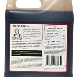 Farmer's Secret Rose Booster Fertilizer (32oz) - Super Concentrated - Formulated for All Types of Roses Throughout The Life Cycle - Encourages Healthy Growth and Vibrant Blooms