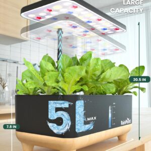 RAINPOINT Indoor Hydroponics Growing System,13 Pods Hydroponic Garden Planter, Vegetable Growing System Kit, Kitchen Christmas Gifts for Women, Hydro Garden Herb Grower