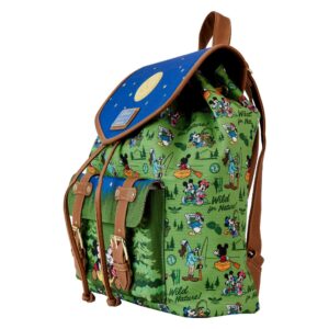 Loungefly Mickey, Minnie, & Friends Camping Scene Rucksack