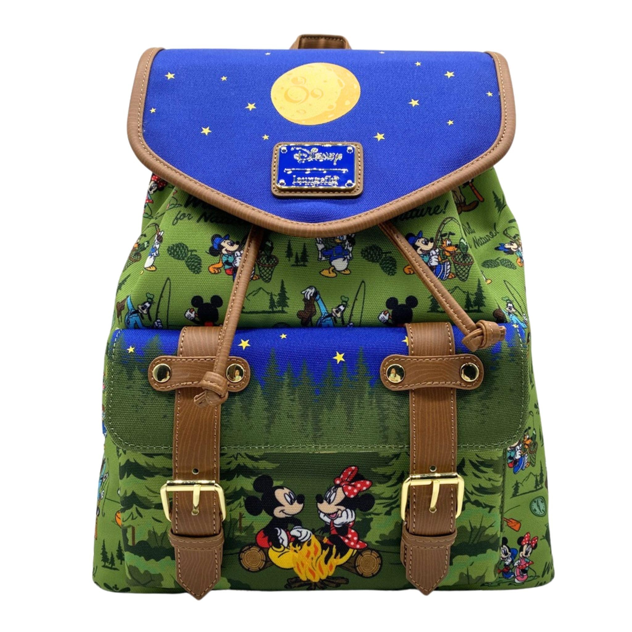 Loungefly Mickey, Minnie, & Friends Camping Scene Rucksack