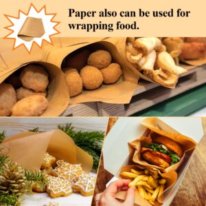 DISSKNIC 100PCS Unbleached Parchment Paper for Air Fryer Liners, 9x13 Inch Precut Parchment Paper for Baking Sheet, Baking Supplies Baking Paper for Toaster Oven, Cookie sheet, Baking pan, Bread pan