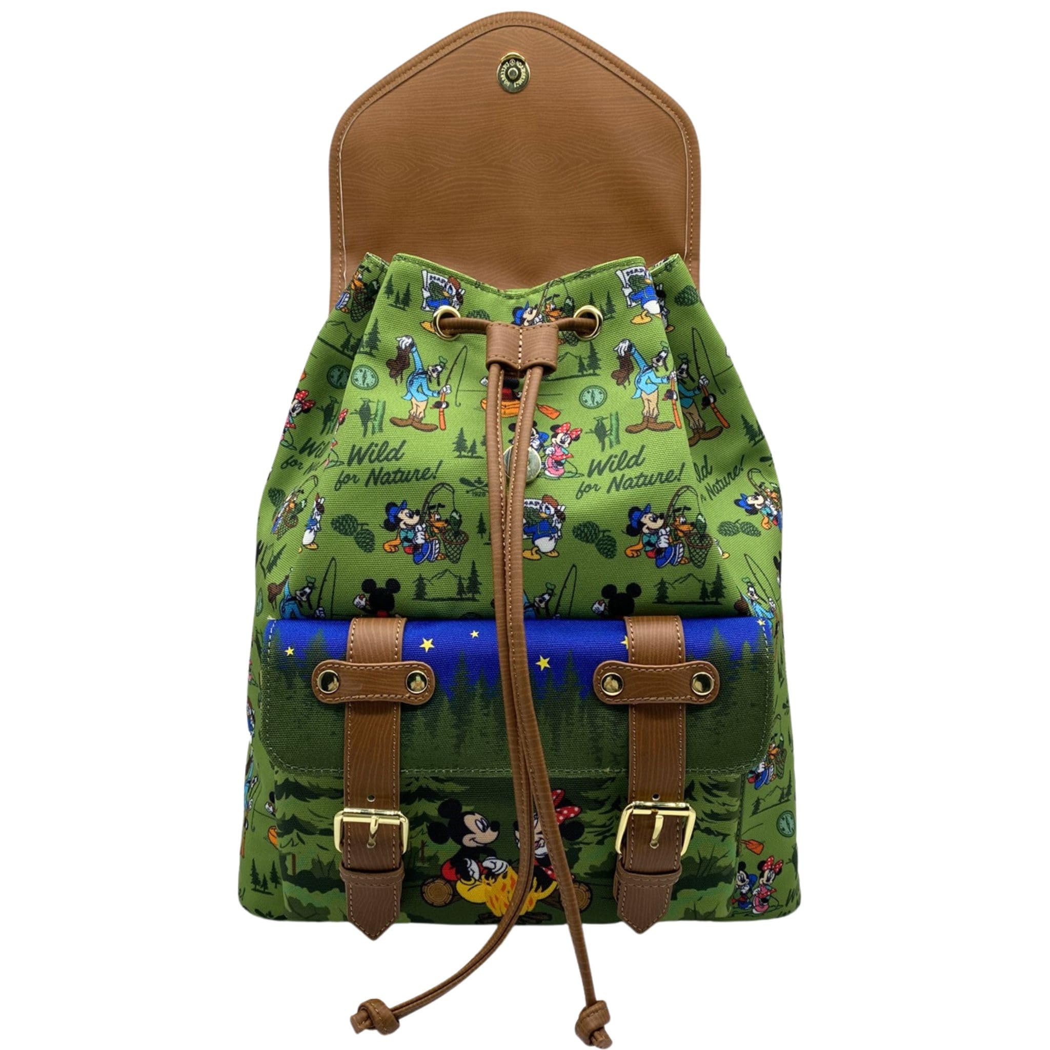 Loungefly Mickey, Minnie, & Friends Camping Scene Rucksack