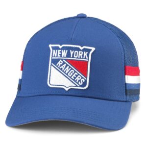 american needle new york rangers nhl hotfoot adjustable snapback baseball hat, royal blue (23018a-nyr-roy)