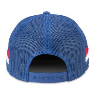 AMERICAN NEEDLE New York Rangers NHL Hotfoot Adjustable Snapback Baseball Hat, Royal Blue (23018A-NYR-ROY)