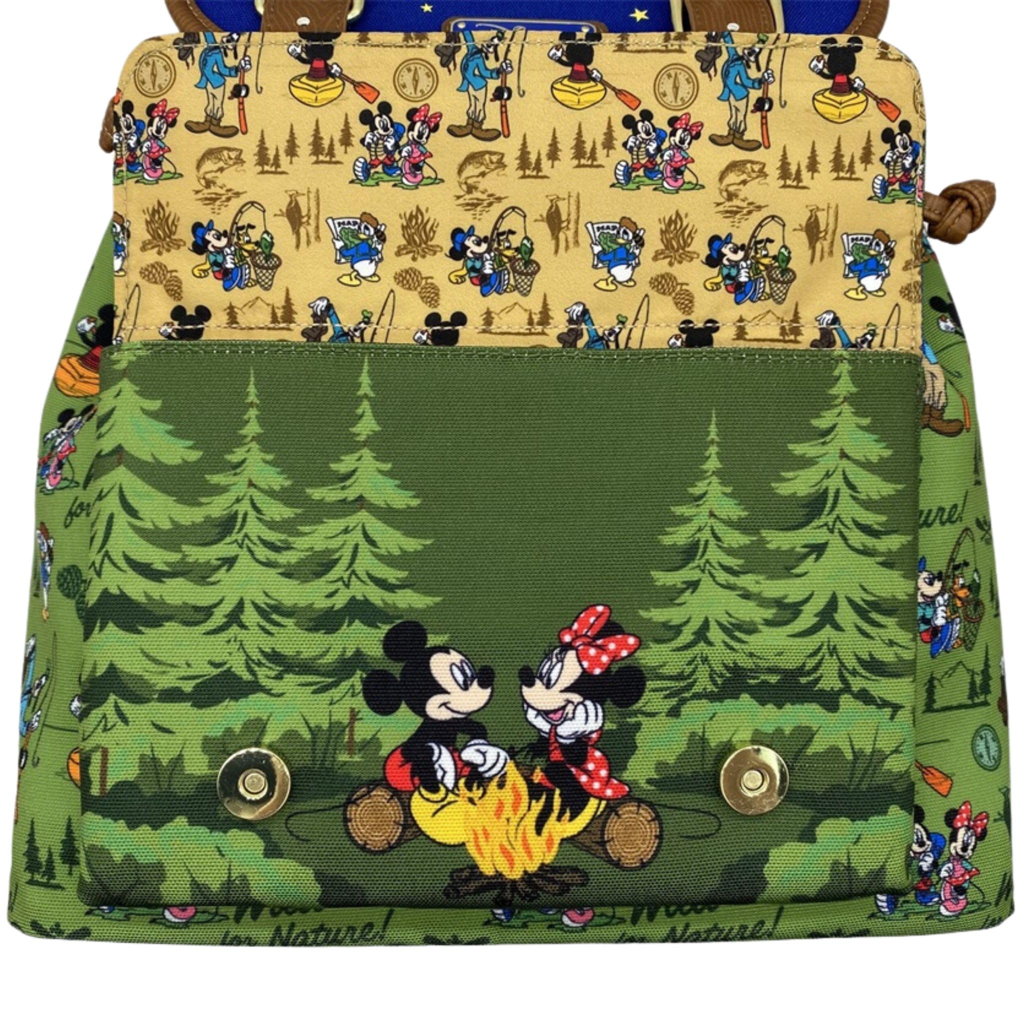 Loungefly Mickey, Minnie, & Friends Camping Scene Rucksack