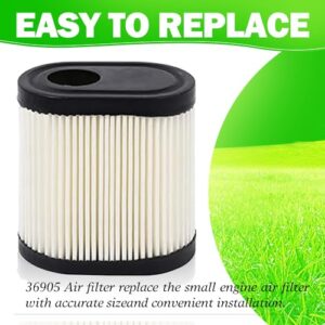 (Pack of 2) CFWMXG 36905 Air Filter Replace for Tecumseh 740083A,Craftsman 33331 Compatible with Toro Recycler 22 6.5HP 20016 20017 20018 Air Filter replacement Lawnmower