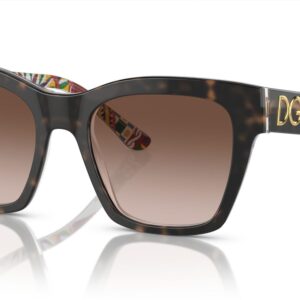 Dolce & Gabbana Sunglasses DG 4384 321773 Havana On White Barrow Brown G