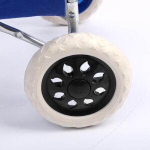 2 Pieces Shopping Cart Caster Luggage Wheel Replace Part Trolley Caster Accessories